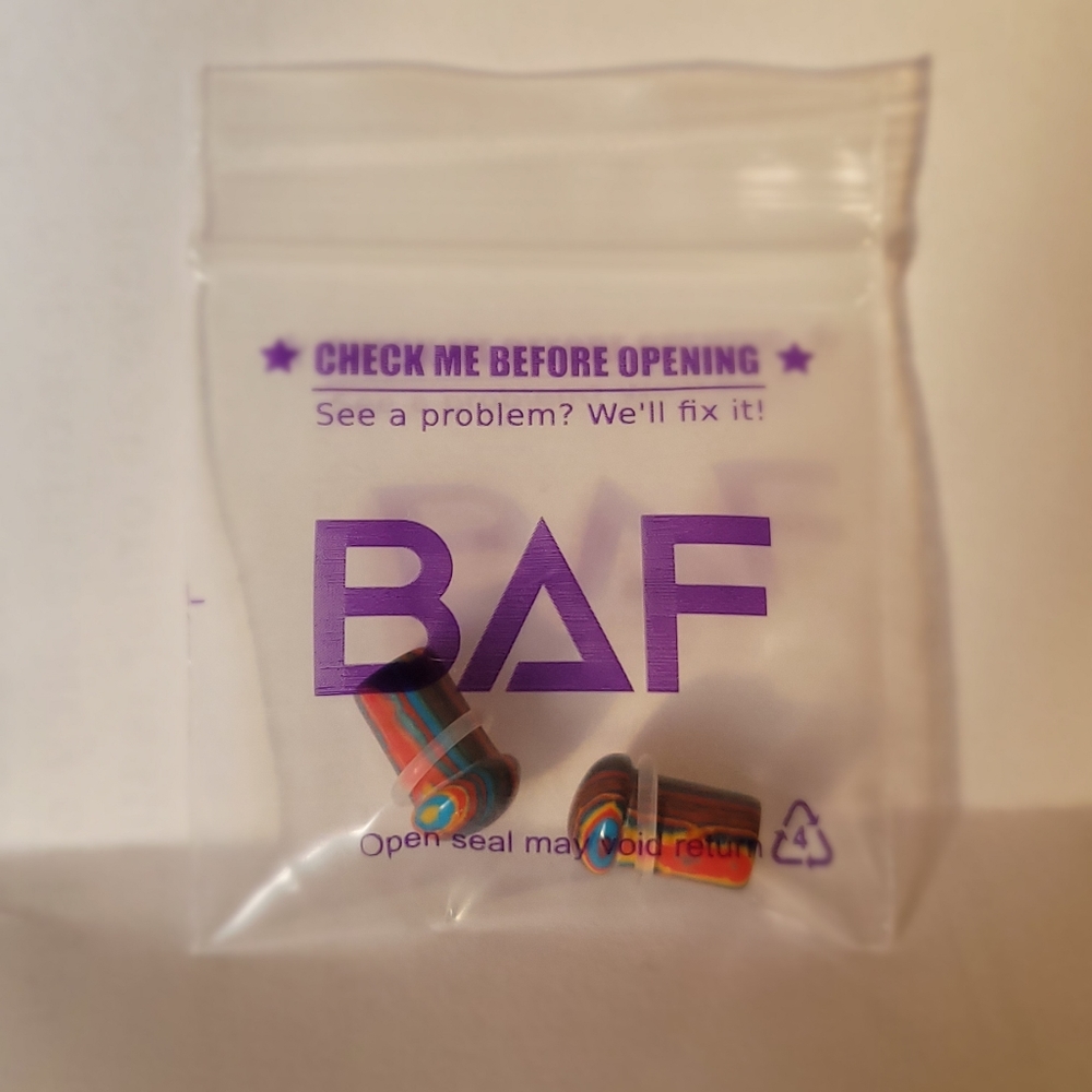 Single Flare Rainbow Calsilica Plugs, 1g